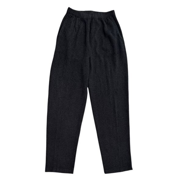 Vintage French Rags Knit Pants In Black - Picture 1 of 7